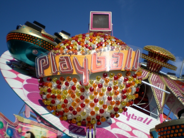 Ehrenkarte,Fahrchip,Kirmes  Playball Fa Clauss 